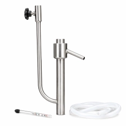 Papuga z alkoholomierzem wisząca