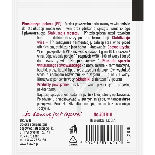 pirosiarczyn-potasu-browin. do wyrobu alkoholu, akcesoria do produktu alkoholu, drożdże do bimbru, drożdże turbo, destylator, zioła i przyprawy2.webp