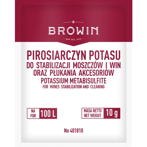 pirosiarczyn-potasu-browin. do wyrobu alkoholu, akcesoria do produktu alkoholu, drożdże do bimbru, drożdże turbo, destylator, zioła i przyprawy.webp
