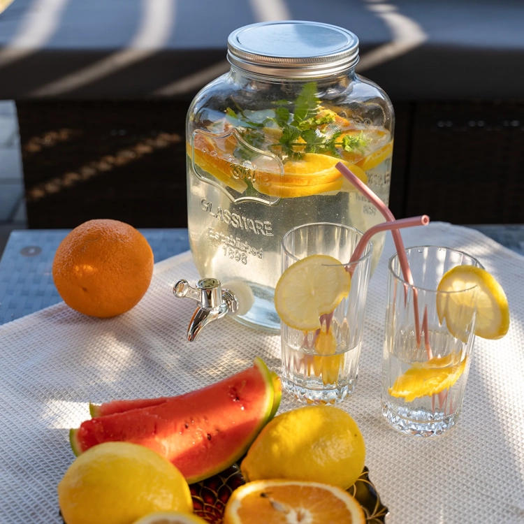 Słój na lemoniadę i wodę Lemoniadolandia 4L z kranem7.webp