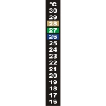 Termometr ciekłokrystaliczny +16 st.C  +30 st.C