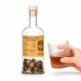 Zestaw do nalewek KARMELOWE WHISKEY w butelce
