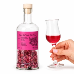 Zestaw do nalewek MALINOWA FUZJA w butelce