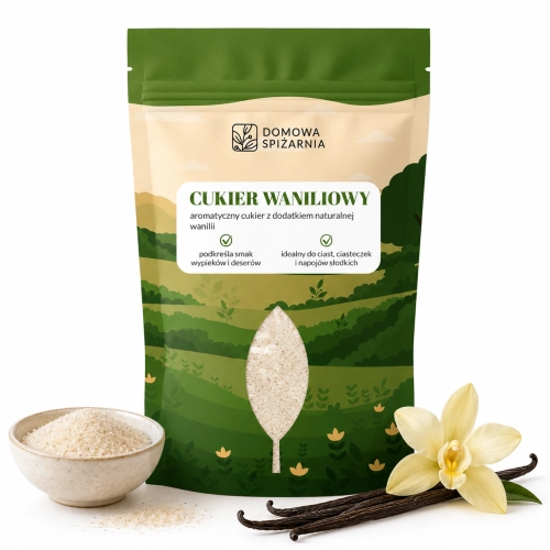 aranżacja_cukier waniliowy, cukier waniliowy z prawdziwą wanilią, naturalna wanilia, cukier do wypieków, cukier waniliowy do ciast, cukier do deserów, aromatyczny cuki.png