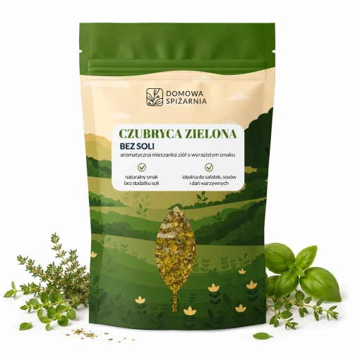 aranżacja1_czubryca zielona bez soli, przyprawa bez soli, czubryca do ziemniaków, przyprawa ziołowa, przyprawa do warzyw, czubryca do mięsa, przyprawa do gril.png