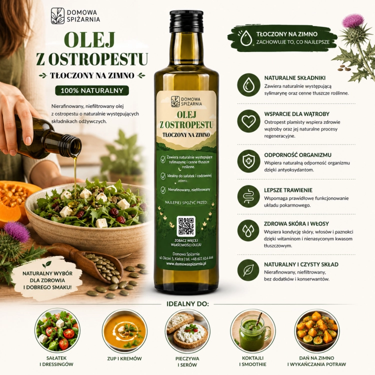 plansza_olej z ostropestu, olej ostropestowy, olej tłoczony na zimno, naturalny olej roślinny, olej do sałatek, olej do dressingów, olej do warzyw, olej do twarożku, olej do diety fi.png