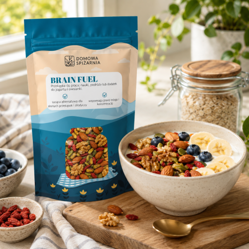 aranżacja1_brain fuel, przekąska na koncentrację, mix orzechów i jagód goji, przekąska do pracy, przekąska do nauki, orzechy i pestki dyni, zdrowa przekąska do biura, pistac.png