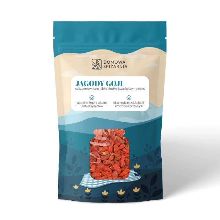 jagody goji, suszone jagody goji, owoce goji, goji do owsianki, goji do musli, naturalna przekąska, egzotyczne owoce suszone, jagody goji zastosowanie.jpg