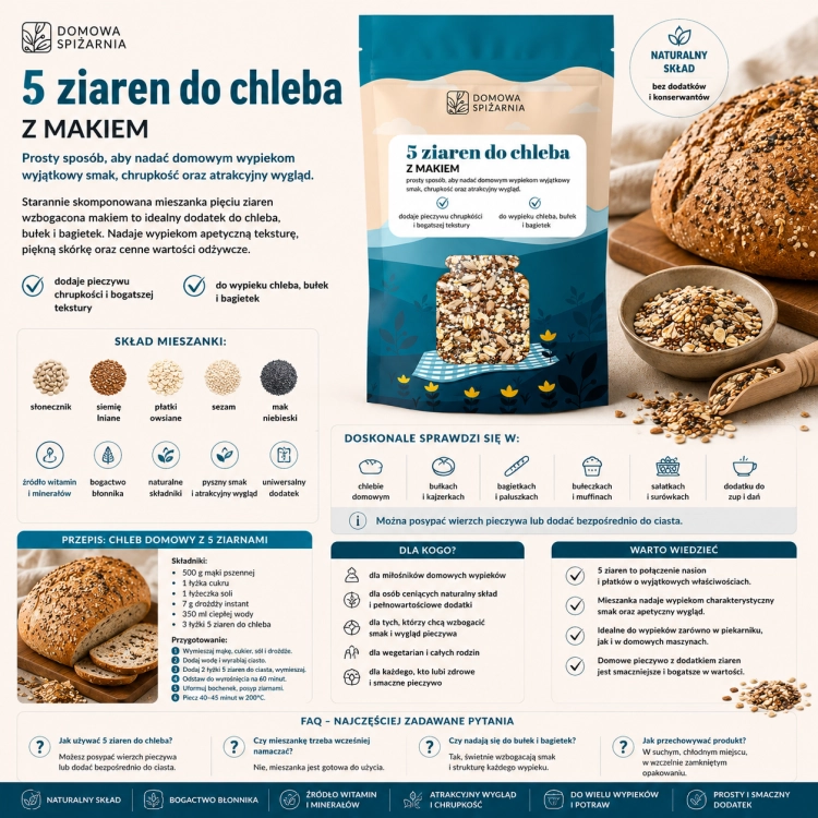 5 ziaren do chleba z makiem, mieszanka ziaren do pieczywa, ziarna do chleba, mak niebieski do wypieków, sezam czarny do chleba, mieszanka do domowego pieczywa, dodatki do w (1).png
