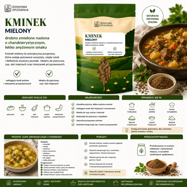 kminek mielony, przyprawa kminek, kminek do kapusty, kminek do pieczywa, przyprawa do bigosu, naturalne przyprawy, kminek zastosowanie, przyprawy kuchni polskiej (3).png