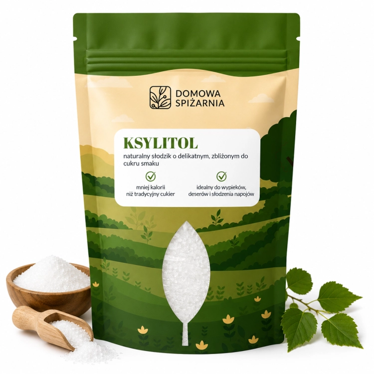 ksylitol, cukier brzozowy, zamiennik cukru, naturalny słodzik, ksylitol do pieczenia, ksylitol do kawy, ksylitol do herbaty, słodzik do deserów, cukier do wypieków, alternatywa dla cukru (1.png