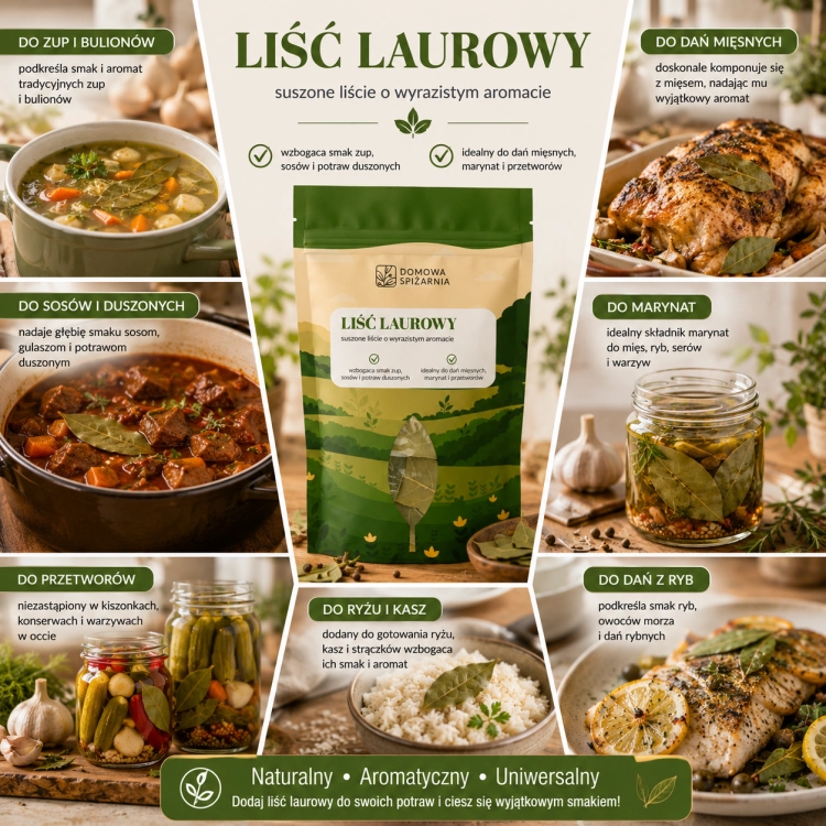 liść laurowy, liście laurowe, przyprawa liść laurowy, liść laurowy do zup, liść laurowy do bigosu, przyprawy do marynat, przyprawy do mięs, przyprawy tradycyjne, aromatyczne przyprawy,  (3).png