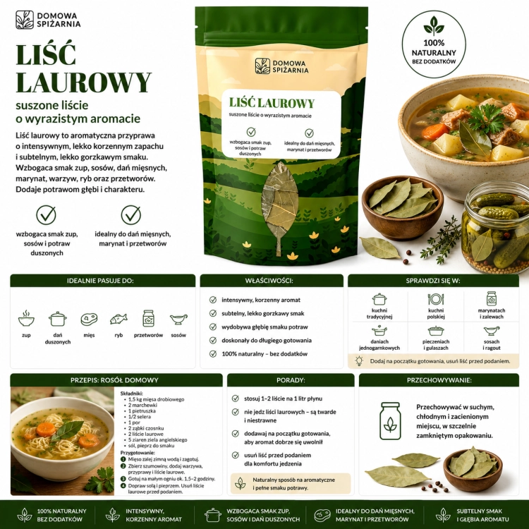 liść laurowy, liście laurowe, przyprawa liść laurowy, liść laurowy do zup, liść laurowy do bigosu, przyprawy do marynat, przyprawy do mięs, przyprawy tradycyjne, aromatyczne przyprawy,  (4).png