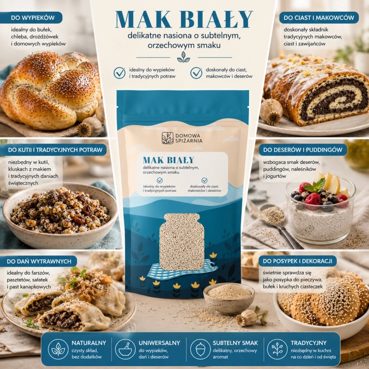 mak biały, biały mak, mak do rogali, mak do strucli, mak do wypieków, masa makowa, składniki do ciast, mak do deserów, tradycyjne wypieki, mak do rogali świętomarcińskich (2).png