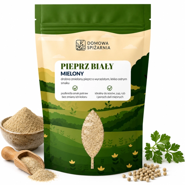 pieprz biały mielony, biały pieprz, przyprawa do ryb, pieprz do sosów, pieprz do zup krem, przyprawa do drobiu, pieprz do pasztetów, przyprawy naturalne, pieprz mielony, przypra.png