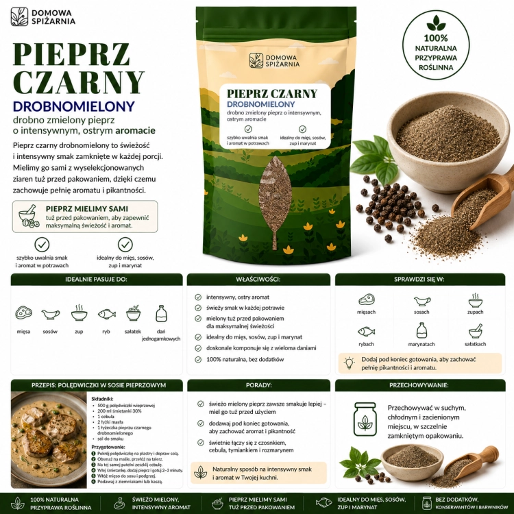 pieprz czarny drobnomielony, pieprz mielony, przyprawa do mięsa, pieprz do kiełbas, pieprz do marynat, pieprz do sosów, pieprz do zup, przyprawy naturalne, pieprz czarny, (5).png