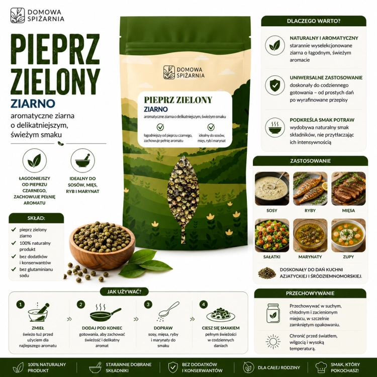 pieprz zielony ziarno, zielony pieprz ziarnisty, pieprz do sosów, pieprz do steków, przyprawa do ryb, pieprz do drobiu, pieprz do młynka, przyprawy gourmet, pieprz francuski, a.png