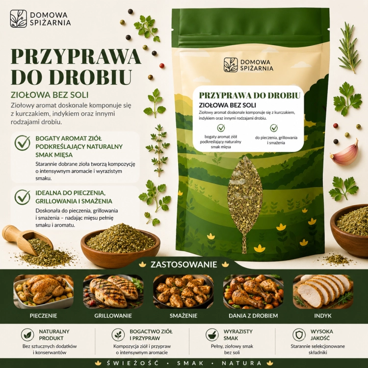 przyprawa do drobiu bez soli, ziołowa przyprawa do kurczaka, przyprawa do indyka, przyprawa do pieczonego kurczaka, przyprawa ziołowa bez soli, przyprawa do mary.png