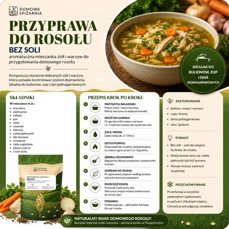 przyprawa do rosołu bez soli, przyprawa do zupy bez soli, naturalna przyprawa do rosołu, przyprawa z lubczykiem, przyprawa do bulionu, warzywa suszone do rosołu, przypra (3).png