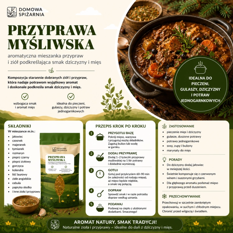 przyprawa myśliwska, przyprawa do dziczyzny, przyprawa do gulaszu, przyprawa do pieczeni, przyprawa do mięsa, przyprawa do karkówki, mieszanka przypraw myśliwskich, przyprawa do  (3).png