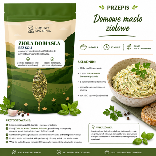 zioła do masła, przyprawa do masła ziołowego, mieszanka ziół do masła, zioła do masła bez soli, przyprawa do masła czosnkowego, przyprawa do bagietki czosnkowej, zioła do pieczywa, prz (1).png