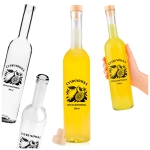 butelka futura 500ml satynowa z nadrukiem cytrynówka, elegancka butelka na nalewkę cytrynową, szkło do domowych nalewek (1).jpg
