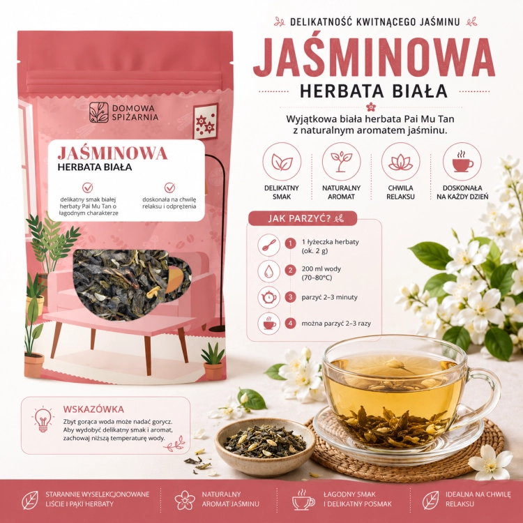 herbata biała jaśminowa, biała herbata Pai Mu Tan, herbata z jaśminem, herbata z mango, herbata liściasta, herbata biała liściasta, herbata kwiatowa, herbata z płatkami jaśminu, ar (3).png