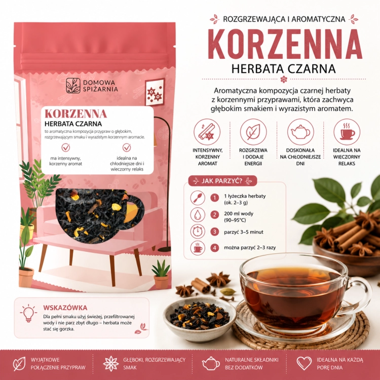 herbata czarna korzenna, herbata korzenna, czarna herbata liściasta, herbata z cynamonem, herbata z goździkami, herbata z kwiatem pomarańczy, aromatyczna herbata, herbata na  (3).png