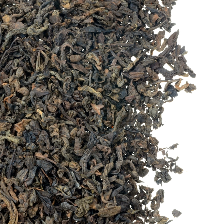 herbata Pu-Erh, herbata czerwona Pu-Erh, czerwona herbata liściasta, Pu-Erh liściasta, herbata z Yunnan, chińska herbata Pu-Erh, herbata fermentowana, herbata czerwona (1).jpg