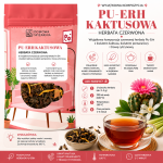 herbata PU-ERH Kaktusowa, herbata czerwona PU-ERH, herbata z kwiatem kaktusa, herbata z trawą cytrynową, herbata z kwiatem pomarańczy, czerwona herbata aromatyzowana, herbat.png