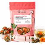 herbata kwitnąca Ray Love, herbata kwitnąca, flowering tea, zielona herbata kwitnąca, herbata z nagietkiem, herbata premium, herbata prezentowa, herbata w kulce, chińs (3).png
