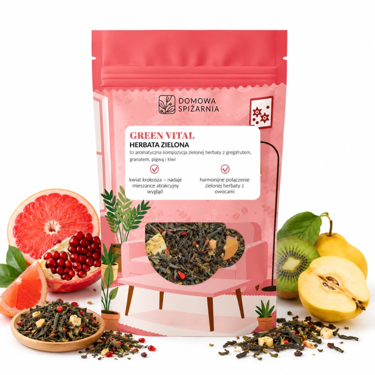 GREEN VITAL, herbata Green Vital, zielona herbata z owocami, zielona herbata z grejpfrutem, zielona herbata z kiwi, zielona herbata z granatem, zielona herbata z pigwą, h.png