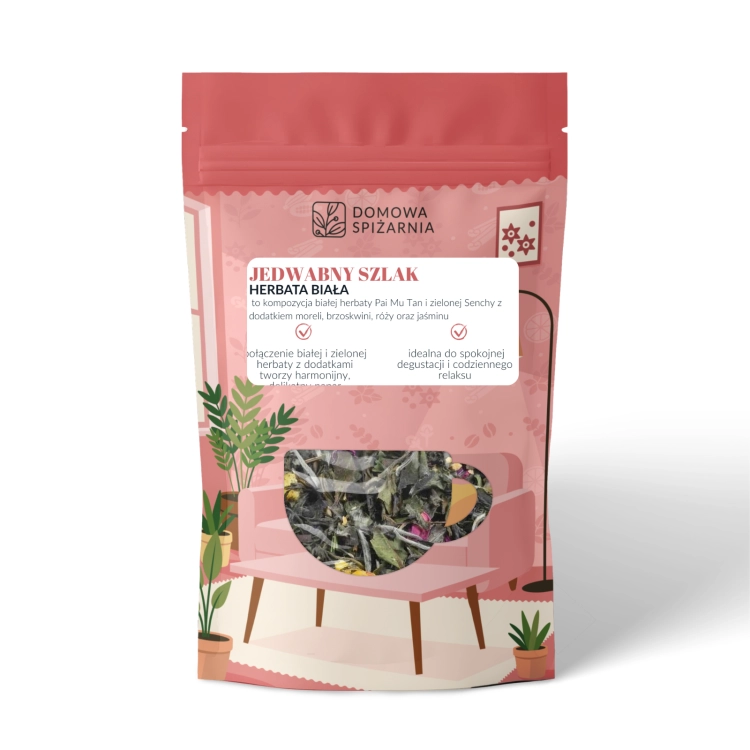 Jedwabny Szlak, herbata Jedwabny Szlak, biała herbata Pai Mu Tan, zielona herbata Sencha, herbata z morelą, herbata z brzoskwinią, herbata z różą, herbata z jaśminem, he (4).png