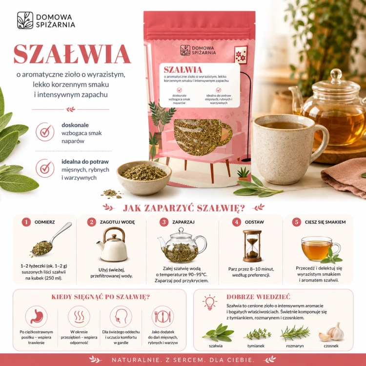 szałwia, szałwia suszona, herbata z szałwii, napar z szałwii, szałwia do picia, szałwia do kuchni, zioła suszone, szałwia liść, naturalna szałwia, zioła do herbaty (1).png