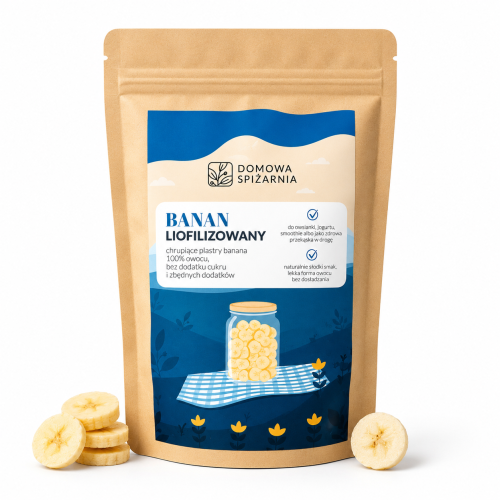 banan liofilizowany, liofilizowany banan, owoce liofilizowane, banan do owsianki, banan do jogurtu, banan do musli, banan do smoothie, banan do deserów, naturalna przekąska, owoc (3).png