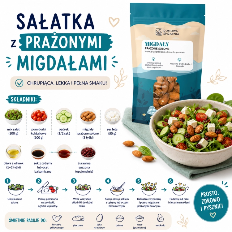 migdały prażone solone, migdały solone, prażone migdały, słone migdały, migdały jako przekąska, chrupiące migdały, bakalie premium, orzechy prażone, zdrowa przekąska, migdały .png