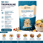 musli tropikalne, musli z owocami tropikalnymi, musli z mango, musli z ananasem, musli z papają, egzotyczne musli, musli owocowe, musli śniadaniowe, chrupiące musli, musli do mleka, (4).png