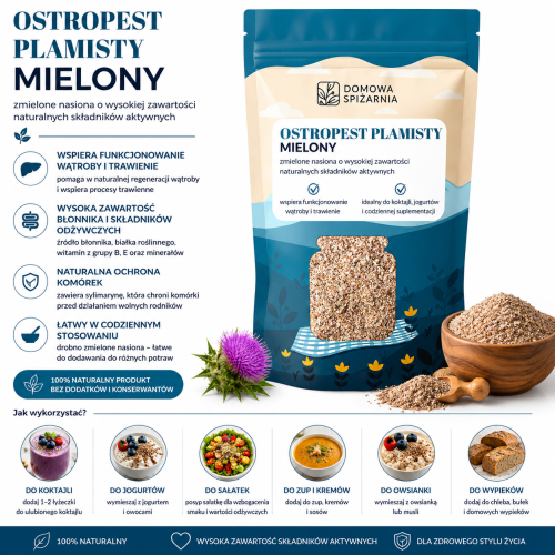 ostropest plamisty mielony, ostropest mielony, mielony ostropest, nasiona ostropestu, ostropest do koktajli, ostropest do jogurtu, ostropest do owsianki, naturalny ostropest, ostro.png