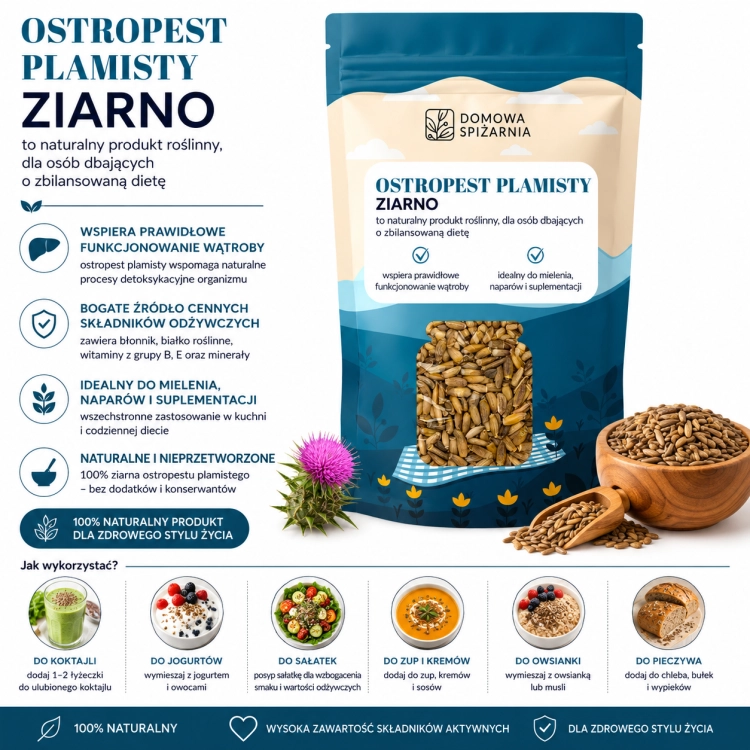 ostropest plamisty ziarno, ostropest ziarno, nasiona ostropestu, ostropest cały, ostropest do mielenia, ostropest naturalny, ostropest do koktajli, ostropest do jogurtu, ostropest do  (1).png