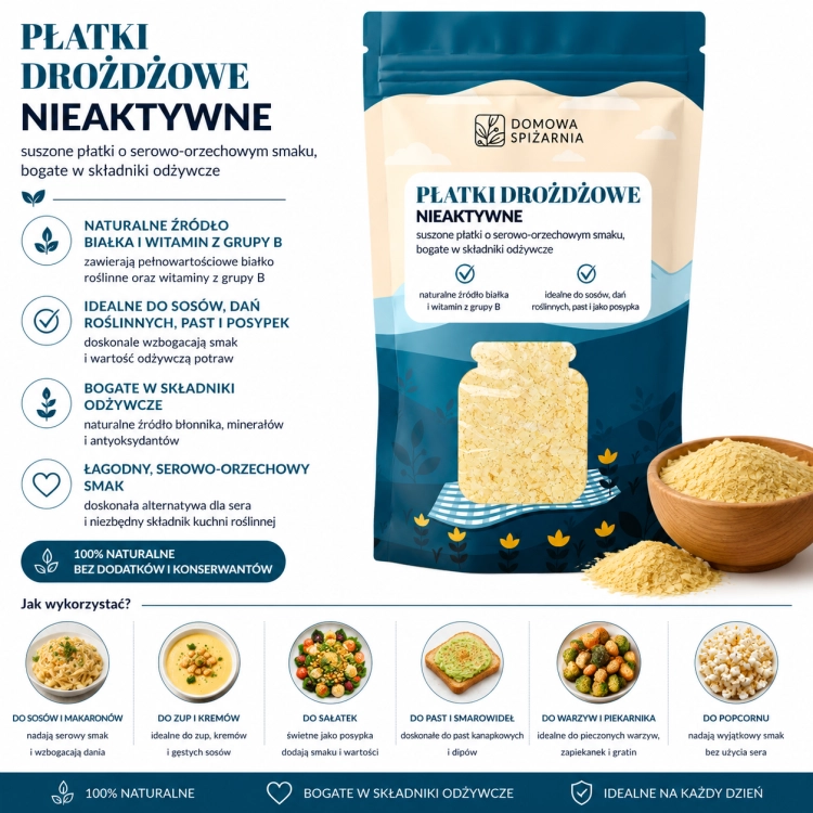 płatki drożdżowe nieaktywne, płatki drożdżowe, nieaktywne płatki drożdżowe, płatki drożdżowe spożywcze, płatki drożdżowe wegańskie, płatki drożdżowe do makaronu, płatki drożdżowe do.png
