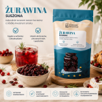 żurawina suszona, suszona żurawina, żurawina do owsianki, żurawina do musli, żurawina do sałatek, żurawina do ciast, żurawina do deserów, suszone owoce, naturalna przekąska, bakalie, żurawina (1).png