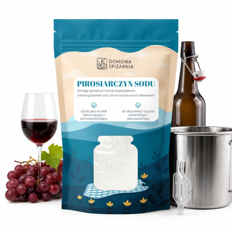 pirosiarczyn sodu, pirosiarczyn sodu E223, środek do dezynfekcji winiarskiej, pirosiarczyn do wina, pirosiarczyn do piwa, środek do dezynfekcji sprzętu, akcesoria winiarskie, domowe  (1).png