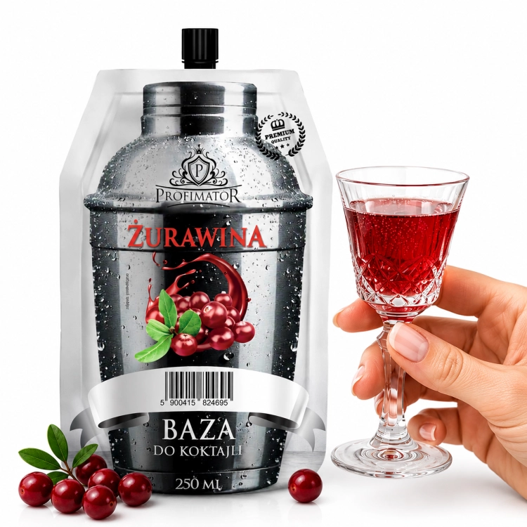 zaprawka naturalna żurawina 250 ml, zaprawka żurawinowa, zaprawka do alkoholu żurawina, aromat żurawinowy do alkoholu, esencja żurawinowa, zaprawka smakowa żurawina, naturalna zaprawka żurawinowa do wódki, zaprawka do nale.png