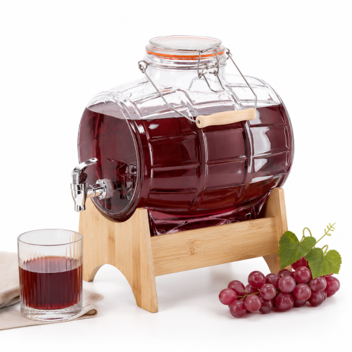 beczułka szklana 8 l, beczułka z kranikiem, beczułka na nalewki, beczułka na wódkę, beczułka na bimber, beczułka na whisky, szklany dozownik alkoholu, beczułka na wesele, beczułka do alkoholu, beczułka na przyjęcie, poje.png