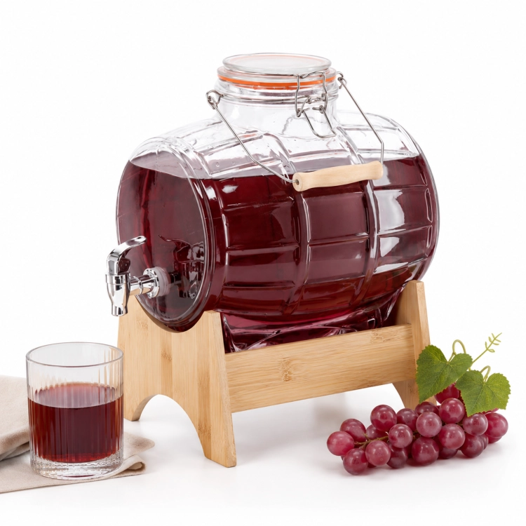 beczułka szklana 8 l, beczułka z kranikiem, beczułka na nalewki, beczułka na wódkę, beczułka na bimber, beczułka na whisky, szklany dozownik alkoholu, beczułka na wesele, beczułka do alkoholu, beczułka na przyjęcie, poje.png