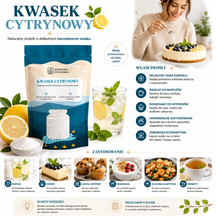 kwasek cytrynowy, kwas cytrynowy spożywczy, dodatek do przetworów, kwasek do dżemów, kwasek do soków, kwasek do lemoniady, składniki do przetworów, dodatki spożywcze, kwasek do deseró (1).png