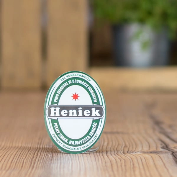 Etykieta na piwo 60x80 HENIEK