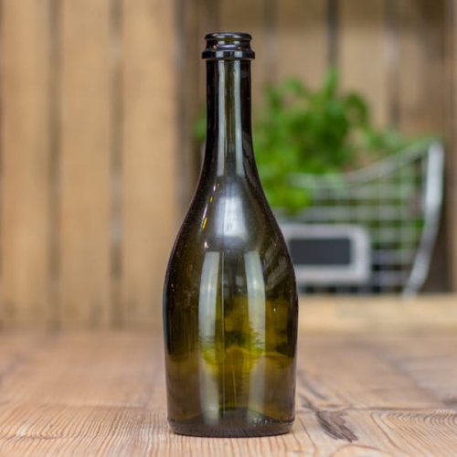 Butelka BIRRA FRIZ 330ml OLIWKA na wino, oliwę, szklana butelka, butelka na sok, butelka na wino, butelka na whisky, butelka na piwo, butelka na nalewki, butelka