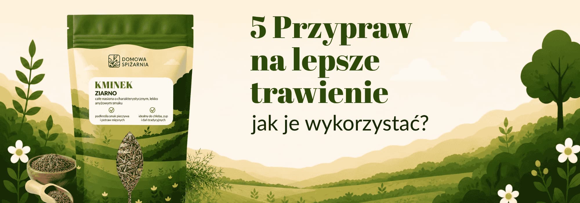 5 przypraw na lepsze trawienie i metabolizm + przepisy